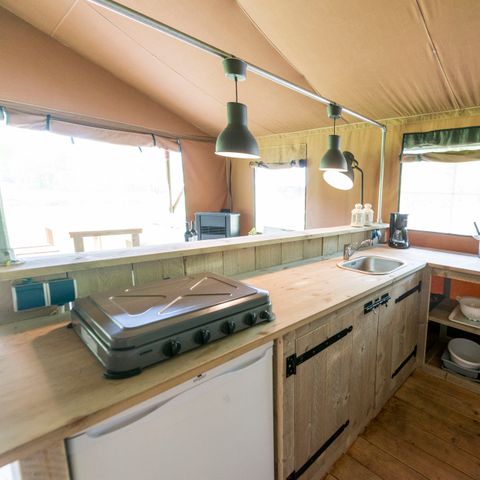 Canvas and wooden tent 6 persons - Farmlodge