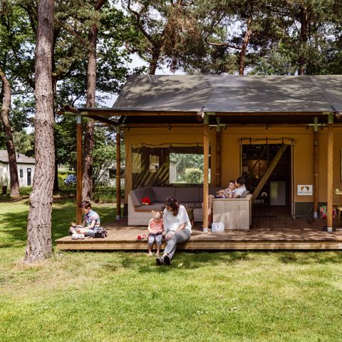 Canvas and wooden tent 5 persons - Moose
