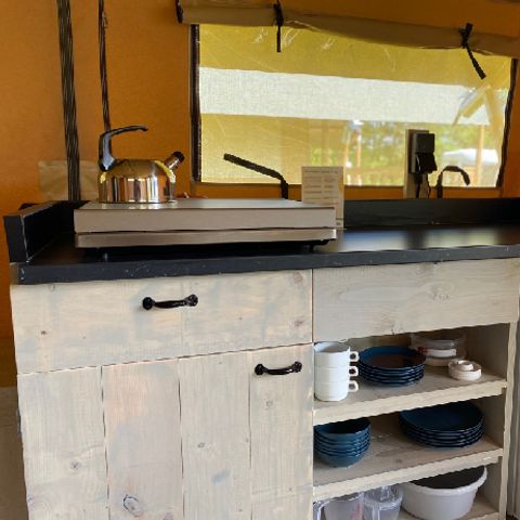 Canvas and wooden tent 4 persons - Zeeduin