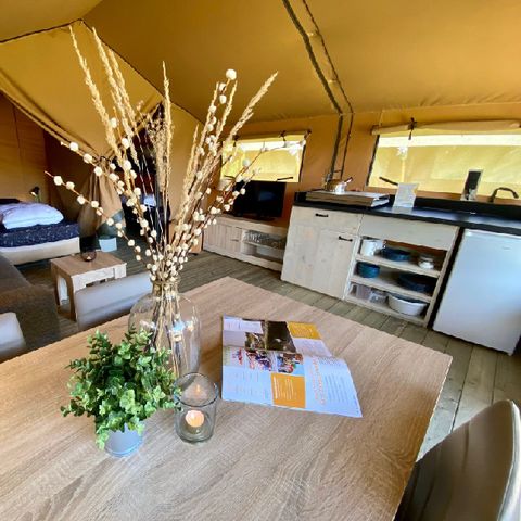 Canvas and wooden tent 4 persons - Zeeduin