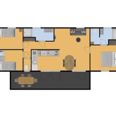 MOBILE HOME 5 people - Mobile home Grevelingen