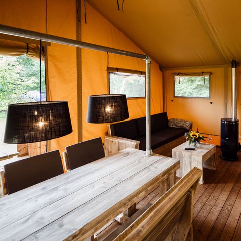 Canvas and wooden tent 6 persons - the Wold Lodge