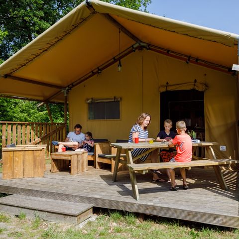 Canvas and wooden tent 6 persons - the Wold Lodge