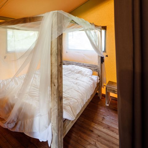 Canvas and wooden tent 6 persons - the Wold Lodge