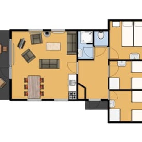 BUNGALOW 6 people - The Lark