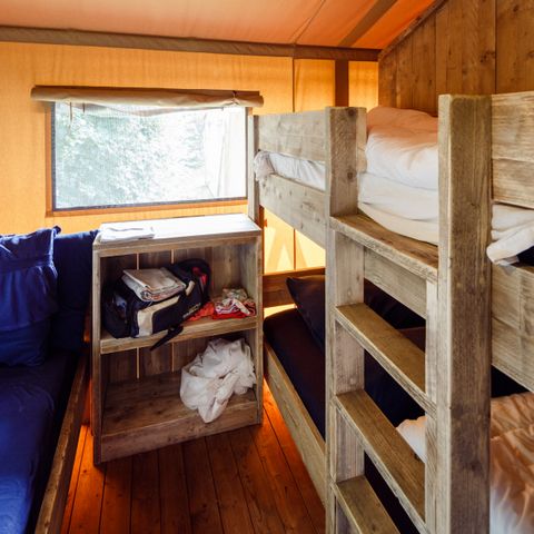 Canvas and wooden tent 5 persons - Woody