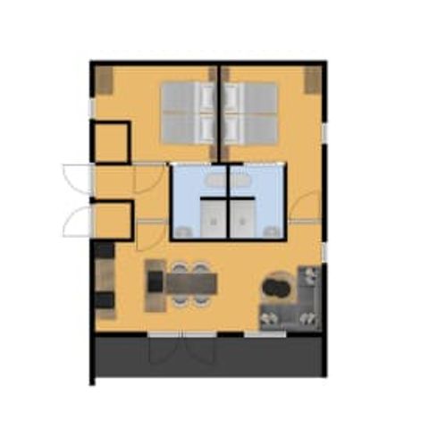 BUNGALOW 4 people - Bungalow het Uilennest