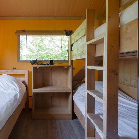 Canvas and wooden tent 5 persons - Castor