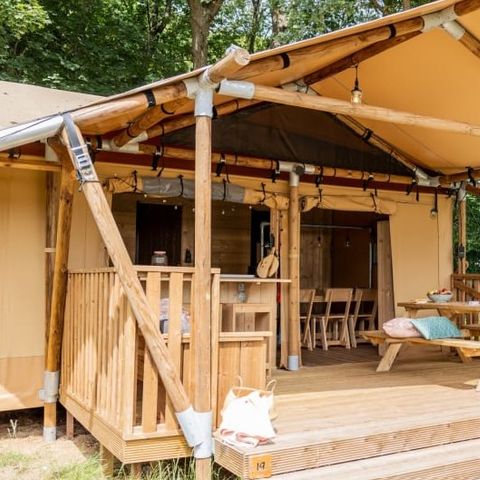 Canvas and wooden tent 5 persons - Ceres