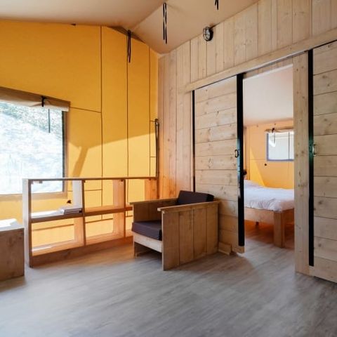Canvas and wooden tent 5 persons - Ceres