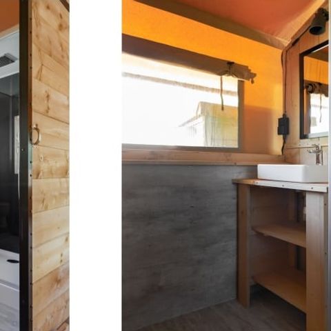 Canvas and wooden tent 5 persons - Ceres