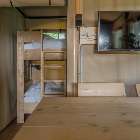 Canvas and wooden tent 4 persons - Neptune