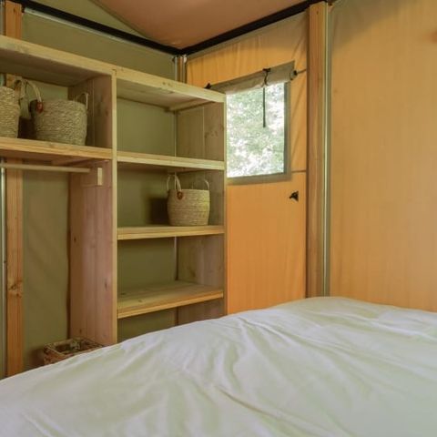 Canvas and wooden tent 4 persons - Neptune