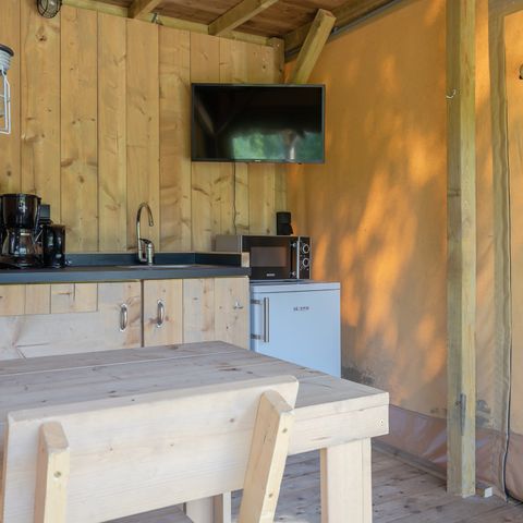 Canvas and wooden tent 2 persons - North Star
