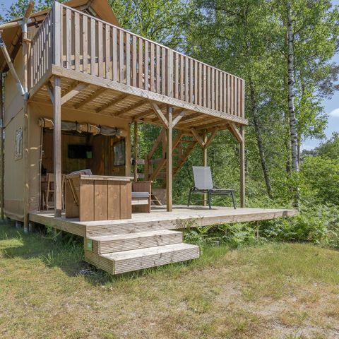Canvas and wooden tent 2 persons - North Star