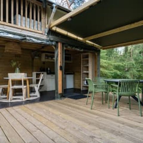 CANVAS AND WOOD TENT 4 people - Hydra safari tent