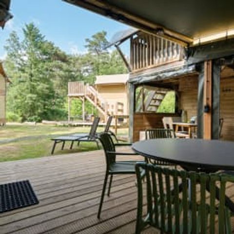 CANVAS AND WOOD TENT 4 people - Hydra safari tent