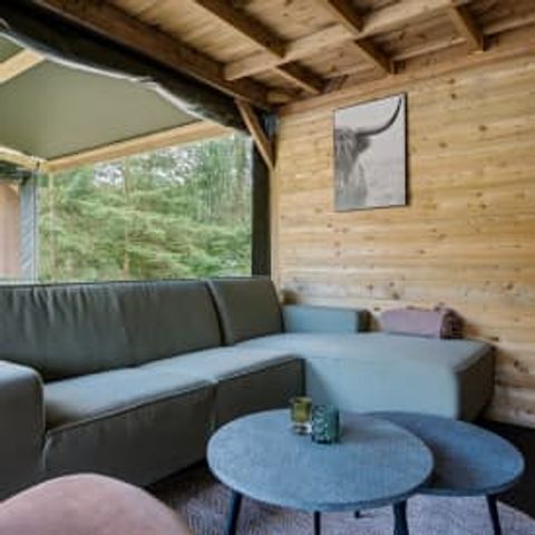 CANVAS AND WOOD TENT 4 people - Hydra safari tent