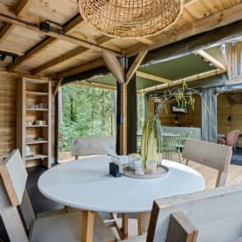 CANVAS AND WOOD TENT 4 people - Hydra safari tent