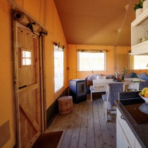 CANVAS AND WOOD TENT 6 people - Lommerlust