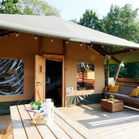 CANVAS AND WOOD TENT 6 people - Lommerlust