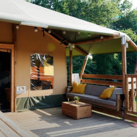 CANVAS AND WOOD TENT 6 people - Lommerlust