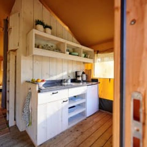 CANVAS AND WOOD TENT 6 people - Lommerlust