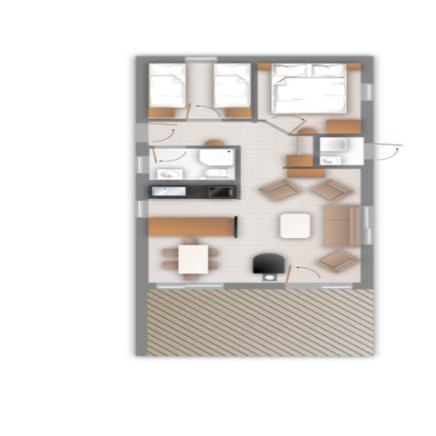 House 4 persons - Amazonia House Standard