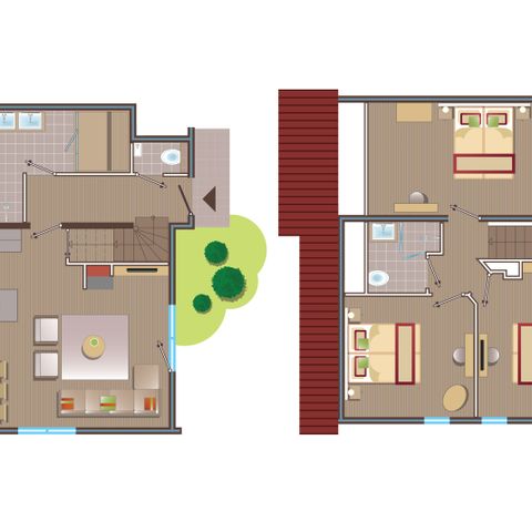 BUNGALOW 6 people - VIP SL1733