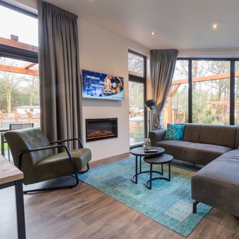 Bungalow 5 persons - Birch Lodge Eco with hot tub and sauna