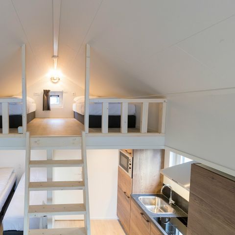 Bungalow 4 persons - Tiny Lodge Eco with hot tub and sauna