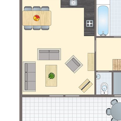 Bungalow 6 persons - 6D2