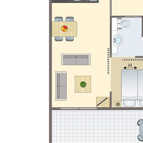 Bungalow 4 persons - 4CET