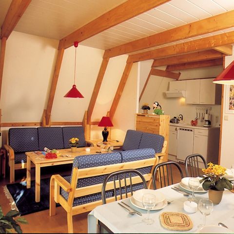 Bungalow 6 persons - Heidehut Novis
