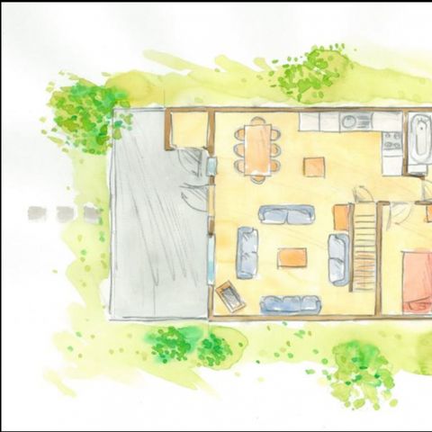 Bungalow 5 persons - Verdo+