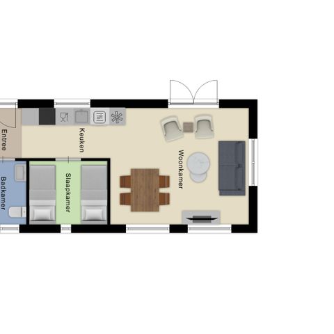 Bungalow 4 persons - Module Wood