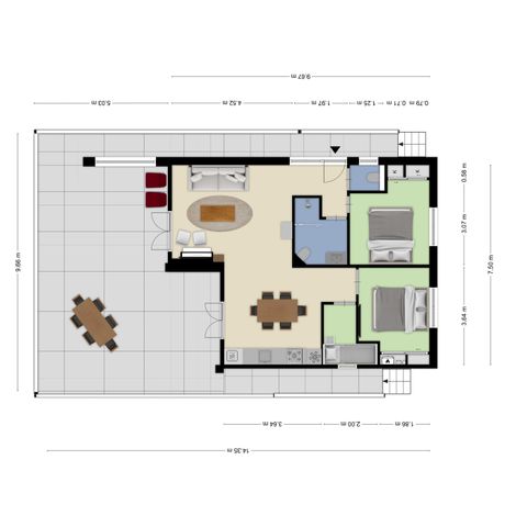Bungalow 6 persons - Lodge Royal