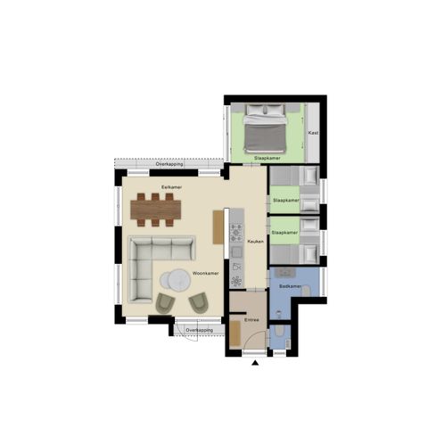Bungalow 6 persons - Z Module