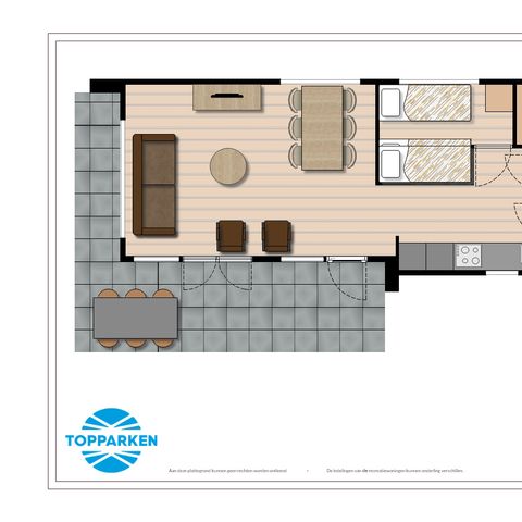 Bungalow 5 persons - Module