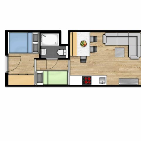 Apartment 4 persons - Studio | 4 persons