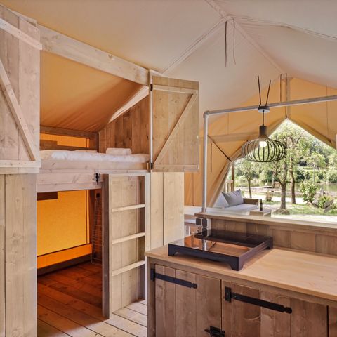 CANVAS AND WOOD TENT 6 people - 6ST