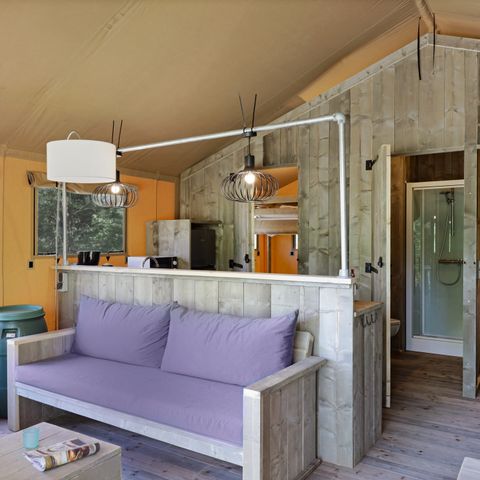 CANVAS AND WOOD TENT 6 people - 6ST