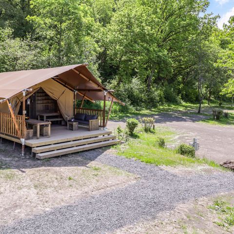 CANVAS AND WOOD TENT 6 people - 6ST