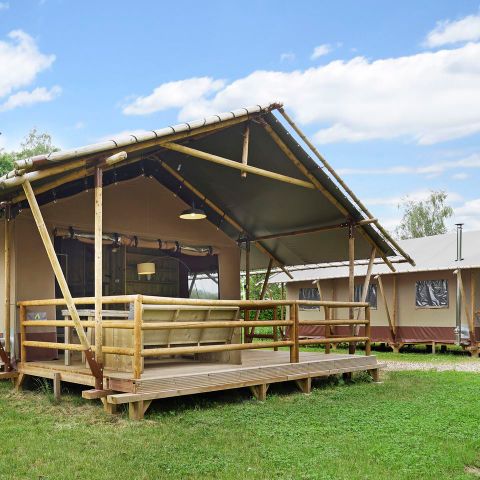 Canvas and wooden tent 6 persons - 6ST
