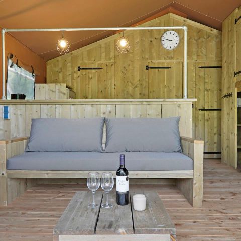 Canvas and wooden tent 6 persons - 6ST