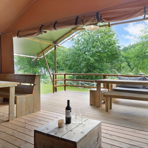 Canvas and wooden tent 6 persons - 6ST