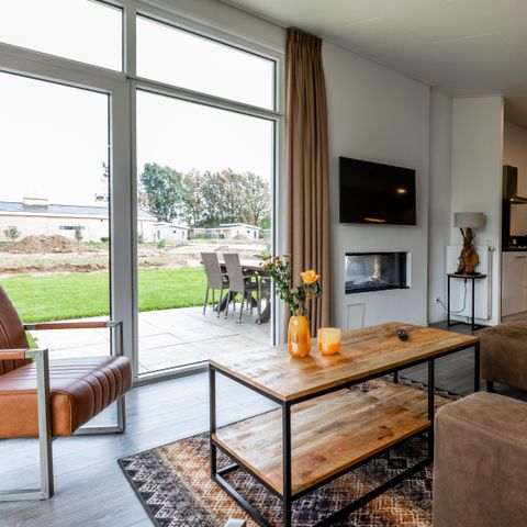 Chalet 6 persons - Ravenbosch - Atmosphere fireplace and hot tub