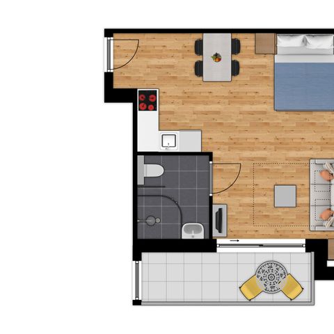 APARTMENT 4 people - Cosy Suite - Disabled adapted