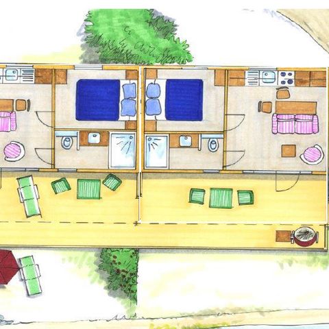 MOBILE HOME 2 people - mobile home/chalet Trout