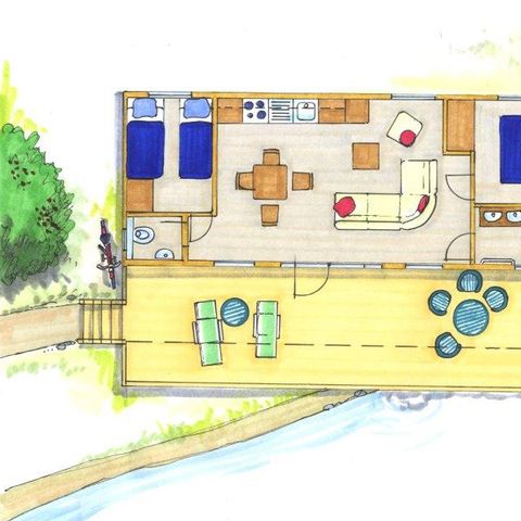 MOBILE HOME 4 people - mobile home/chalet Salmon